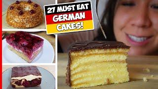 27 MUST EAT GERMAN CAKES! (Kuchen in Germany)