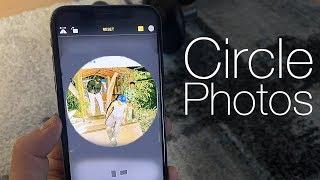 How to Crop a Photo into a Circle iPhone