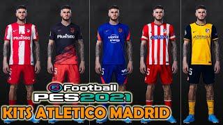 PES 2021 new leaked kits Atletico Madrid 2022 smoke patch 21.4.4