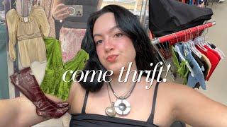 THRIFTING MY ENTIRE PINTEREST BOARD / come thrift 2024 spring trends with me  ︎₊ ⊹ 