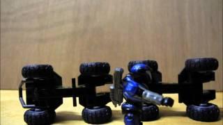 Stop Motion Build: UNSC Mongoose. Halo Mega Bloks. TheSSMotion