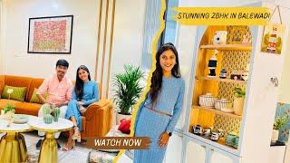 Home Tour of 2BHK Flat | Majestique Signature Towers, Balewadi, Pune | PS Design Studio