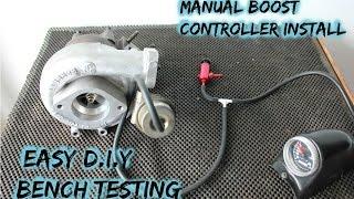 Manual Boost Controller Install (part 2 internal actuator)