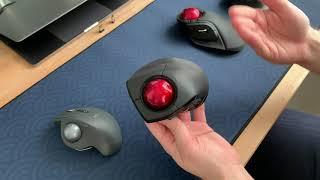 Сравнение трекболов Logitech MX Ergo, Elecom Deft Pro и Elecom Huge