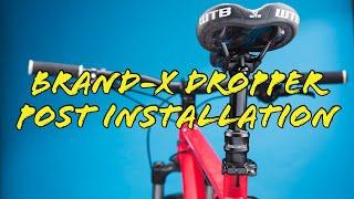 How to install a Brand X dropper post on a Vitus Nucleus VRS