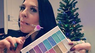 ASMR- Doing Your Makeup For The Christmas Parade  (Personal Attention)
