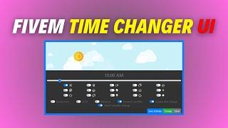 [ ESX ] Fivem Time Changer Ui - Fivem Shop - FiveM Script Store | Fivem Scripts