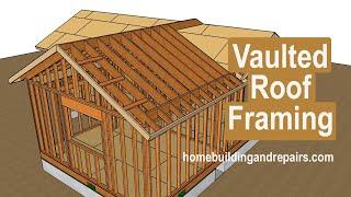 How To Build Vaulted Roof For Crawlspace Home Addition - Design, Framing And Assembly Ideas