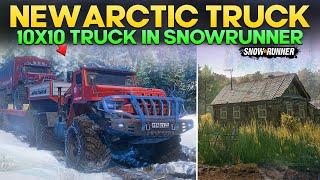 The new URAL 10x10 Monster Arctic Truck in SnowRunner One of the Best in Game