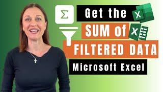 GET the SUM of Filtered Data in Excel