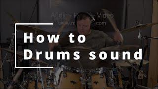 How I do my acoustic drum sound !