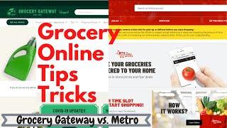 How Online Grocery Shopping Works | Toronto Online Grocery Delivery Compare: Grocery Gateway & METRO