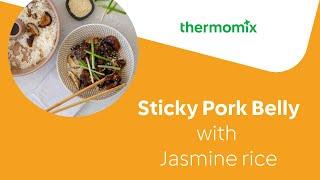 Sticky Pork Belly with Jasmine Rice