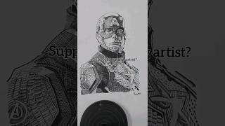 support a young artist  #shorts #captainamerica capta