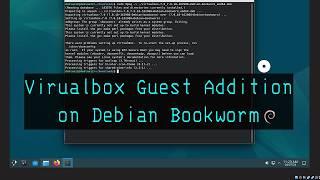 Install Virtualbox guest addition in Debian guest vm #debian #linux #virtualbox