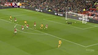 Andre Onana saves Vs Wolves Man United 0-0 Wolves at Old Trafford