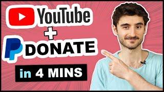 Add PayPal Donate Button to Youtube (in 4 mins)