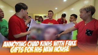 ANNOYING CHAD KINIS WITH FAKE GIFTS FOR HIS NEW HOUSE (ASAR SIYA EH) | BEKS BATTALION