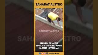 SEORANG PRIA TETANGGA Harus Menahan Malu, Karena Ketahuan Mau Ngintip.