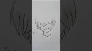 Drawing of anime boy in easy way #viralshort #drawing #arthive