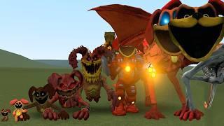 NEW EVOLUTION OF DOGDAY DRAGON MONSTER SMILING CRITTERS In Garry's Mod! (Poppy Playtime)