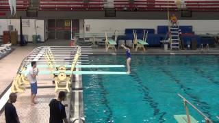 2015/06/20 Briseis Back fall in Edmonton Springboard club competition