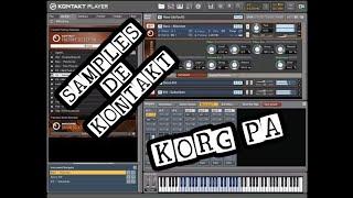 Como Agregar Samples De Kontakt A Teclado arranger Korg Pa!!!