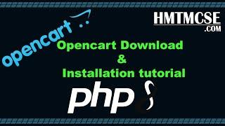 Opencart Download and Installation tutorial