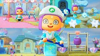 DÉCO KAWAII SIRÈNE et JE RÉCUPÈRE la PHOTO d'un HABITANT ANIMAL CROSSING NEW HORIZONS LET'S PLAY FR