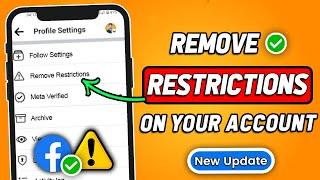 How to Remove Account Restriction on Facebook (New Method)