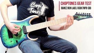 Ibanez RGDIX7MPB-SBB Iron Label 2016 - Demo & Playthrough