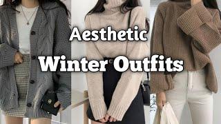 korean outfit ideas | Winter outfits | Aesthatic