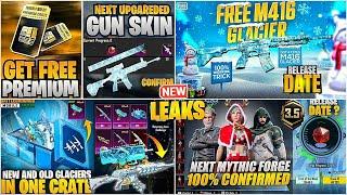 OMG  NEW GLACIER M416 IS HERE | NEW PREMIUM CRATE| NEW MYTHIC FORGE| ALL GLACIERS | PUBGM/BGMI