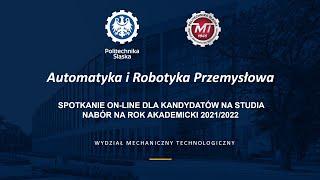 Spotkanie on-line dla kandydatów na studia na kierunku Automatyka i Robotyka Przemysłowa