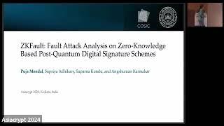 Fault Attacks & Side-Channel Analysis (Asiacrypt 2024)