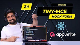 React hook form and TinyMCE editor in react