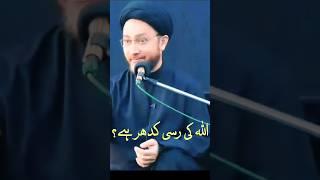 beautiful short video by Allama syed Shahenshah Hussain Naqvi