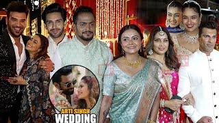 Celebrities arrives at Arti Singh Wedding | Devoleena, Tina Dutta, Paras, Bipasha, Karan