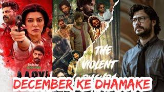 Upcoming Web Series And Movies Of December 2021 | Pushpa | MX Player, Alt Balaji, Zee5, Netflix |