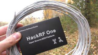 АНТЕННА ИЗ "ВИТУХИ" СЛУШАЕМ РАДИОЛЮБИТЕЛЕЙ НА SDR HACKRF ONE