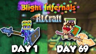 100 Days RLCraft But All Mobs Are Blight Infernals (Part 1/2)