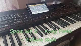 Spale set 2 - Korg Pa4x - Tallava style (new set)