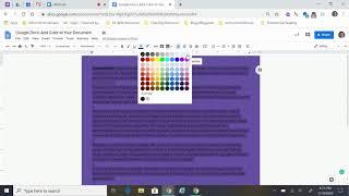 Google Docs: Add Color to Your Document