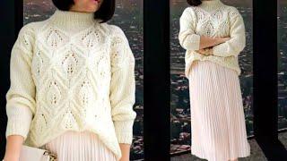 Роскошные вязаные женские свитера, пуловеры. Luxurious knitted women's sweaters, pullovers.