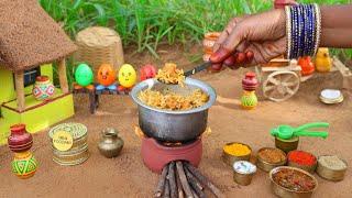 Miniature Full Chicken Biryani + Chicken Curry | Mini Foodkey