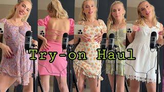 YAZLIK ELBİSELERİMİ DENİYORUM | SCRATCHING ASMR Try-on Haul