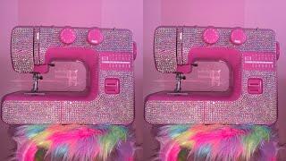 watch me bedazzle my sewing machine 