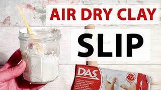 Air Dry Clay Slip - How I Make Mine - The Glue