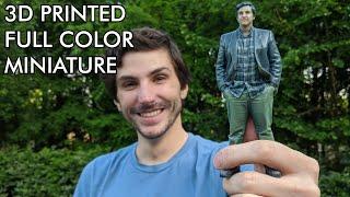 3D Printing a Full Color Selfie from 3D Scan / Making Miniatures of Yourself!