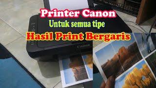 Cara Mengatasi Printer Canon Hasil Print Bergaris